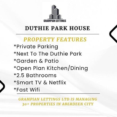 Duthie Park House - Grampian Lettings Ltd Villa Aberdeen Kültér fotó