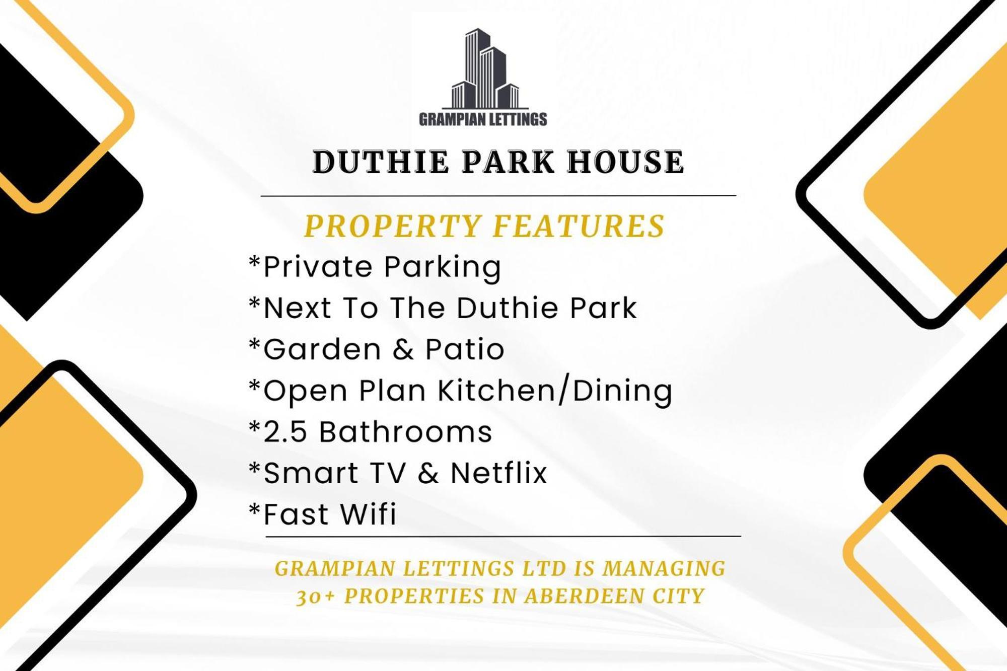 Duthie Park House - Grampian Lettings Ltd Villa Aberdeen Kültér fotó